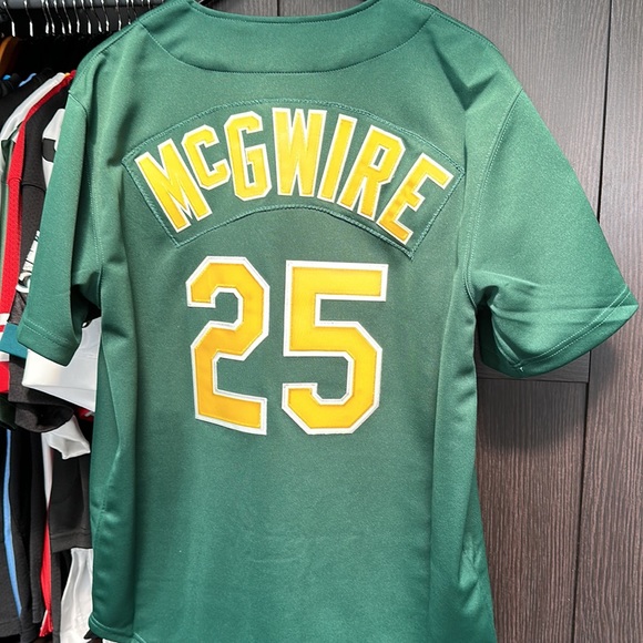 Mark McGwire Oakland Athletics Mitchell & Ness 1997 Cooperstown
